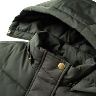 Chaqueta acolchada caqui de niña Name it Long ver 4