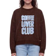 Pull Marron/Bleu Femme Teddy Smith Paina pas cher