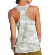 Camiseta sin mangas gris/blanca para mujer Nike Tank ver 2