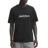 Schwarzes Herren-T-Shirt von Jack & Jones, Modell „Montauk“ günstig
