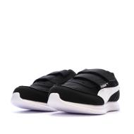 Puma R78 Lightwind – Einfarbige schwarze Sneaker für Jungen Ansicht 6