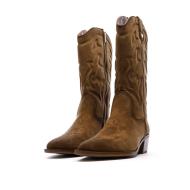 Santiags Hautes Camel Femme Xti 144308-CAM vue 5