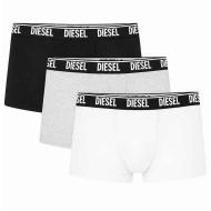 x3 Boxers Noir/Blanc/Gris Homme Diesel Shawnthreepack