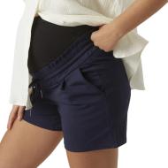 Women's navy Vero Moda Marternity Meva pregnancy shorts affordable