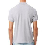 Polo Gris Homme Lacoste Regular Fit Pima vue 2