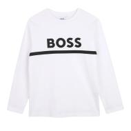 Hugo Boss J52702 White Long-Sleeved T-Shirt for Boys