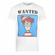 Unisex White T-Shirt: Where’s Wally Wanted affordable