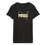T-Shirt Noir Femme Puma Métallisé