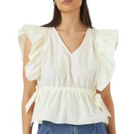 Blouse Blanc Femme YAS 26037290 pas cher