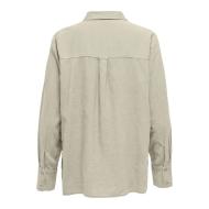 Hemd Beige Frau JDY Linen Ansicht 2