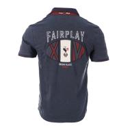 Union Black Fairplay Men's navy polo shirt Photo of the Espace des Marques %store% store - view of %key%