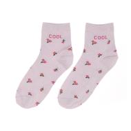 Chaussettes Rose à Fleurs Femme Stella Green Cool pas cher