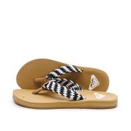 Roxy Porto Women's Beige/Navy Flip-flops affordable