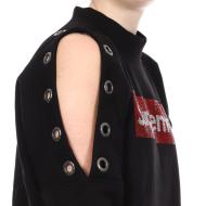 Sweatkleid Schwarz Frau Supreme Jessy Ansicht 3