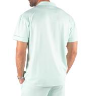 Chemise Vert Homme Paname Brothers Dov vue 2