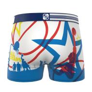 Boxer Weiß/Blau Mann Freegun Basketball Ansicht 2