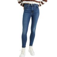 Jeans 721 Bleu Brut Skinny Femme Levi's High Rise Skinny Dark Indin pas cher