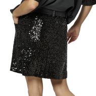 Schwarzer Rock mit Sequins Frau Kaporal SUZON Ansicht 2