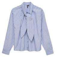 Weißes/Blaues Damenhemd Vero Moda Milena günstig