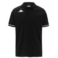Polo de rugby negro para niño de Kappa Barli barato