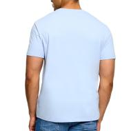 T-Shirt Bleu Clair Homme Calvin Klein Jeans Classic Monogram vue 2
