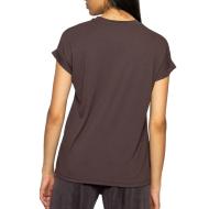 T-Shirt Marron Foncé Femme Soul Studio Regular vue 2