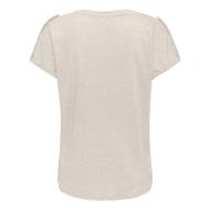 Beiges Damen-T-Shirt Only Rabi Ansicht 2
