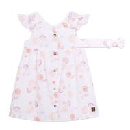 White Baby Girl Dress + Bandeau Carrément Beau Y30094 affordable