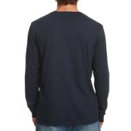 Camiseta de manga larga azul marino para hombre Quiksilver Qsrainbowls ver 2