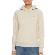 Tommy Hilfiger Flag Damen Kapuzenpullover Ecru