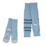 Puma Team Om Graphic Jungen Fußball Socken Blau Ansicht 2
