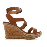 Sandales Compensée Camel Femme Chattawak Summer Camel vue 2