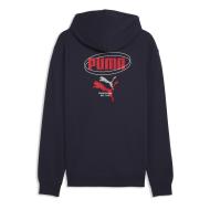 Sweat Marine/Rouge Homme Puma Ess Logo vue 2