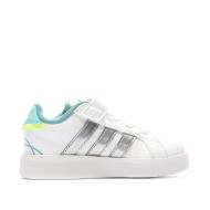 Zapatillas blancas/plateadas para niño Adidas Grand Court ver 2