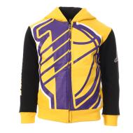 Los Angeles Lakers NBA Boy's Yellow/Purple Zip Sweat Top affordable