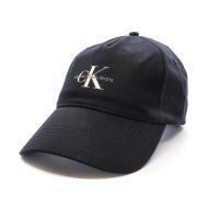 Casquette Noire Femme Calvin Klein Jeans Printed Monologo pas cher
