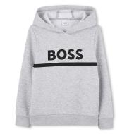 Sudadera con capucha gris para niño de Hugo Boss J52748 barato