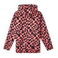 Abrigo O'Neill Ridge Anorak negro/rosa de niña ver 2