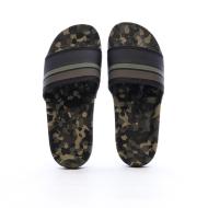 Claquettes Noires/Kaki Homme Quiksilver Rivi vue 3