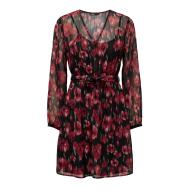 Robe Rouge/Noire Femme Only Marise pas cher