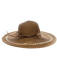 Capeline Marron Femme Via Lorenzo Madrigue vue 3