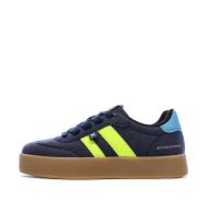 Zapatillas deportivas azul marino/amarillo para niña XTI 151360