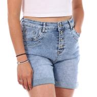 Blue Shorts Women Monday Premium Long Medium