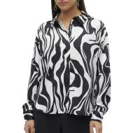 Vero Moda Women's Black/White Merle Shirt affordable