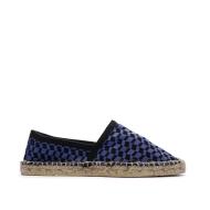 Ushuaia Dimitri Men’s Blue/Black Damier Espadrilles Photo of the Espace des Marques %store% store - view of %key%