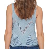 Women's Blue Crochet Top Jdy 15226348 Photo of the Espace des Marques %store% store - view of %key%