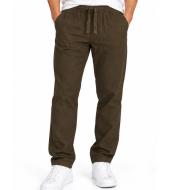 Pantalon fluide Kaki Homme RMS26 Lin