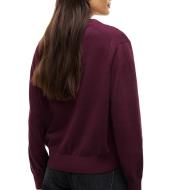 Tommy Hilfiger Essential Damenpullover in Bordeaux Ansicht 2