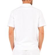 Camisa blanca de hombre RMS26 de seersucker ver 2