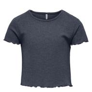 Only Nella Camiseta gris oscuro para niña